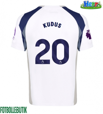 Tottenham Hotspur Mohammed Kudus #20 Hemmatröja 2025-26 Kortärmad